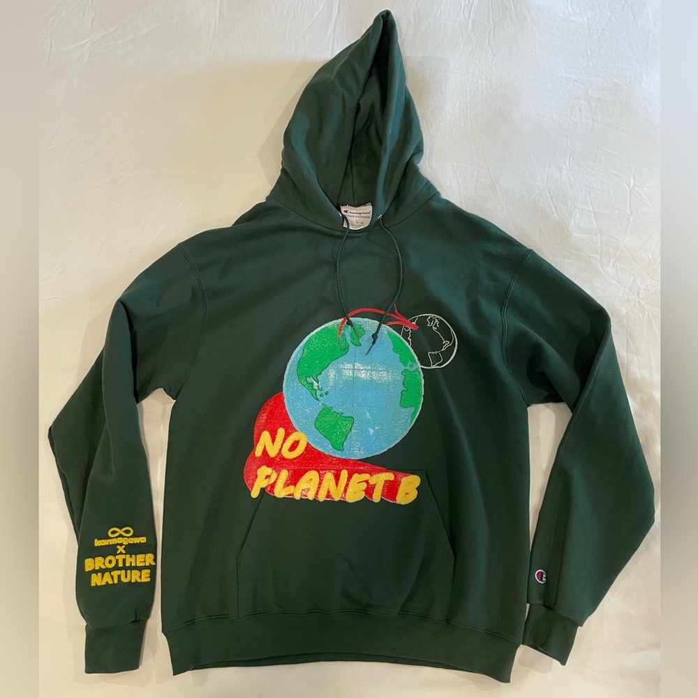 Karmagawa X Brother Nature (No Planet B) 🌎Champion Hoodie  Size: Large